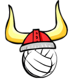 Viking Volleyball Logo